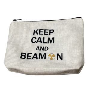 X-Ray Tech Gift Radiographer Makeup Bag Keep Calm And Beam‎ On